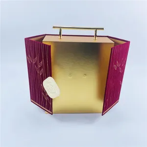 Special Shape Wardrobe Style Magnet Closure Paper Box Valentine Day Luxury Packaging Carrying Case With Metal Handle Recyclable