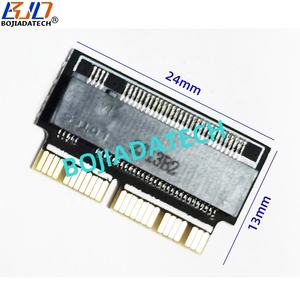 Tasto da 12 + 16pin a M.<span class=keywords><strong>2</strong></span> NGFF-M pci-e X4 scheda adattatore NVME sd per 2013 2014 2015 2016 2017 MACBOOKS Air A1465 A1466 Pro A1398 A1502 - Product Image 2
