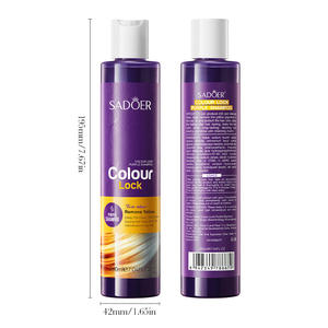 Shampoo violet Color Lock, éliminateur de bruns, neutralise les tons jaunes, protection anti-décoloration pour cheveux blonds décolorés - Product Image 5
