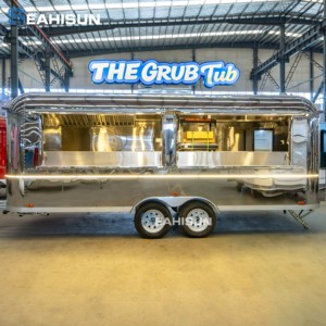 <b>Concession</b> Vending Mobile Kitchen Outdoor Street Coffee Street BBQ Food Cart Hot Dog <b>Trailer</b> Kiosk Snack Ice Food Truck - Product Image 1