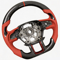 Convient pour Land Rover Evoque & Range Rover Sport, volant en cuir perforé en fibre de carbone forgée, accessoire de mise à niveau
