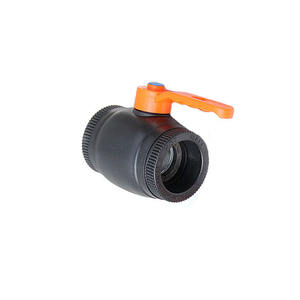 Raccords de tuyauterie en HDPE personnalisés Vanne à boisseau sphérique-Noyau renforcé en acier Vanne de connexion thermofusible Vanne à boisseau sphérique en PVC Vanne d'eau en PVC - Product Image 2