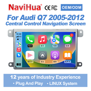 Navihua Car Radio DVD Player 7 Inch Carplay Android Auto Touch Screen Linux <b>System</b> Multimedia for Audio Q7 2005-2012 - Product Image 1