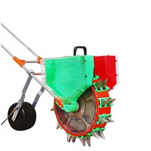 Portable Hand Push Seed <b>Planter</b> with Gear 5-9cm Depth 15-<b>60cm</b> Row Spacing for Small Farms - Product Image 2