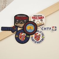 Patchs en cuir gaufré personnalisé, étiquette de Logo de chemise de cou de vêtements, étiquette de Jeans, étiquette auto-adhésive, Patch de broderie en cuir