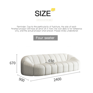 Diseño minimalista muebles de sala de estar precio barato personalizado cómodo tela blanca sin brazos moderno sofá seccional para el hogar - Product Image 5