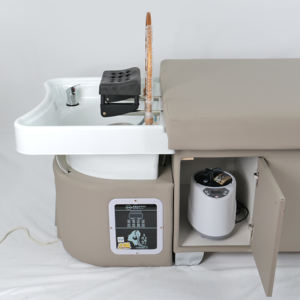 Cama de Champú Profesional Portátil y Moderna para Salón con Respaldo Reclinable, Silla de Spa y Masaje de Pies Tailandés - Personalizable OEM/ODM - Product Image 5