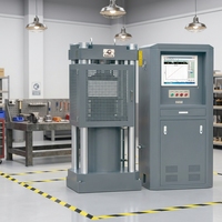 Machine d'essai de compression micro-électrohydraulique servo, contrôlée par ordinateur, 2000 kN, pour béton, modèle HYE-2000B