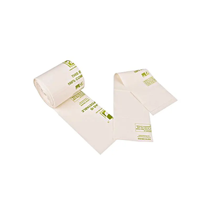 Sacs poubelle biodégradables thermoscellables en PLA, résistants, noirs, épais, pour poubelles, sacs à ordures - Product Image 4