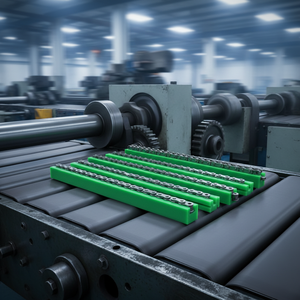 Изготовленные на заказ износостойкие направляющие планки из UHMWPE, HDPE, полиэтилена, POM, нейлона для конвейерных цепей (OEM/ODM) - Product Image 1