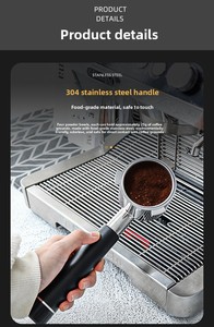 ด้ามจับแบบ 3 หู สำหรับพอร์ทาฟิลเตอร์แบบไม่มีก้นขนาด 51 มม. ใช้ได้กับตะกร้ากรองสแตนเลส <span class=keywords><strong>Delonghi</strong></span> ซีรีส์ 9 และด้ามจับ ABS - Product Image 5