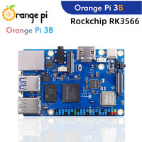 Orange Pi 3B 2GB 4GB 8GB RAM Rockchip RK3566 Mini PC Quad-Core 64-bit WiFi + BLE Gigabit Computadora de placa única Orange Pi 3 Modelo B