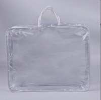Sac de couverture en pvc matériel environnemental personnalisé sac de drap de lit haut de gamme