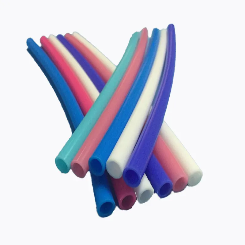 Hochtemperaturbeständiges geruchloses Nachtlicht Silikonrohr fluoreszierender farbiger Silikonschlauch Gummi-Schlauch Produkt