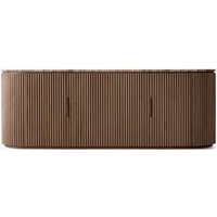 Console en bois moderne de luxe, taille et couleur personnalisables, 4 portes, pour salon