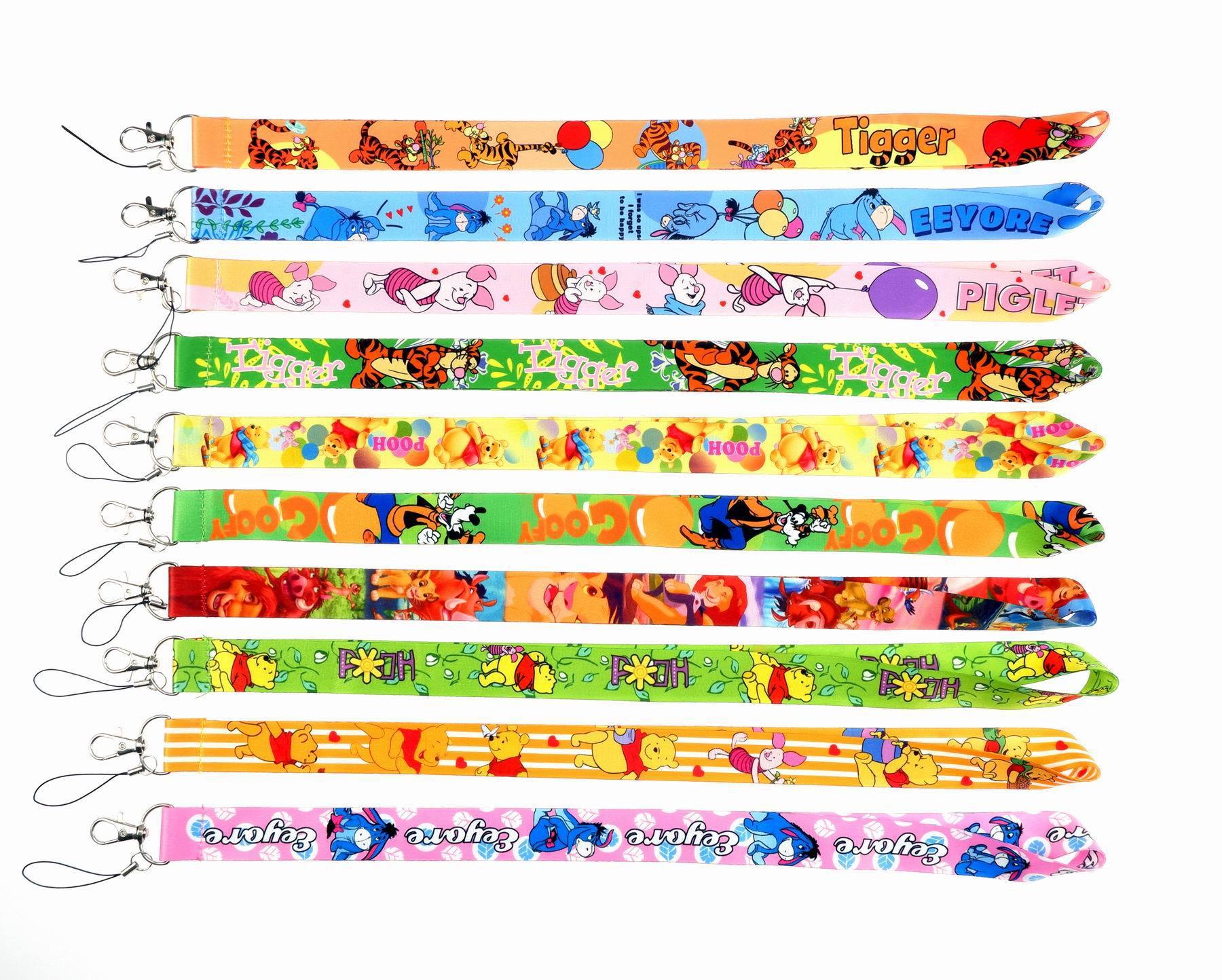 Hot Selling Cute Cartoon Creative Pig Bear Tiger Lanyards Anti-Lost Card Holder Phone Case Lanyards Neck Strap Custom Wholesale Image 5