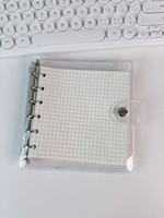 Ins Vent Transparent Page Intérieure A7 Carré PVC Star Tracker Livre Imprimé Reliure à Feuilles Mobiles Livre Antidéflagrant Coupe-Vent