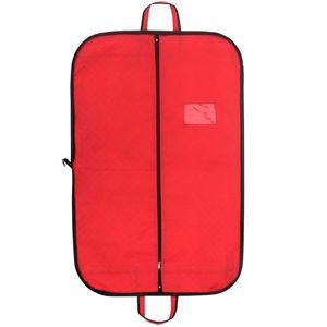Nouvelle couverture de manteau de voyage léger rouge RC en relief pour costumes sac de protection de vêtement Durable idéal pour les voyages d'affaires et les vacances - Product Image 1