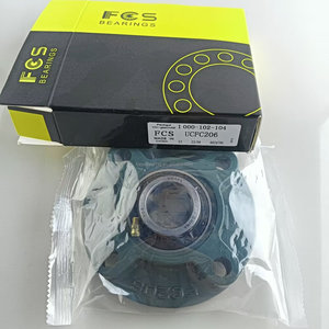 Unidad de Rodamiento de Bolas con Brida Cuadrada Chumaceras UCF208 UC208 con Tornillo de Fijación F208, Carcasa de Hierro Fundido - Product Image 6