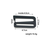 Connecteur en alliage de zinc en forme de G, boucle de sangle de 4 cm à dégagement rapide à ressort pour sac à dos, harnais tactique ou pour animaux de compagnie