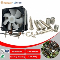 Vis à ressort pour ventilateur de refroidissement CPU, clips en E, anneaux de retenue en acier inoxydable pour montage d'ordinateur de bureau, attaches