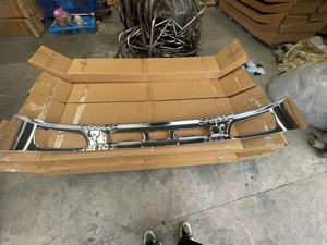Accessoires de camion Aftermarket 200cm 220cm nouveau modèle pare-chocs en acier argenté chromé pour hino 500 <span class=keywords><strong>Mage</strong></span> - Product Image 3