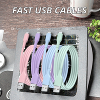 Câble de charge rapide USB 2.4A en PVC de 3m, conducteur en cuivre étamé, pour iPhone 7/8/11/14, téléphone portable, écouteurs, appareil photo - Meilleures ventes
