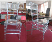 Chaise Chiavari en Résine Transparente Acrylique pour Hôtels, Événements et Mariages, Vente en Gros