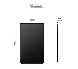 ตัวติดตามการใส่การ์ดบนอากาศ OEM ตัวติดตามตำแหน่งทั่วโลกของฉันตัวค้นหาตำแหน่งกระเป๋าสตางค์ป้องกันการสูญหายตัวค้นหาคีย์การ์ดป้องกันการสูญหายทำงานกับ IOs - Product Image 6