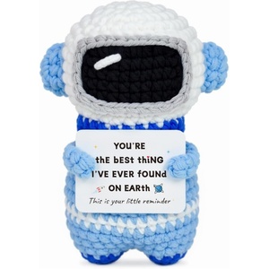 Astronauta de Ganchillo Hecho a Mano, Regalo Positivo para Aniversario, Día de la Madre, Cumpleaños, para Mujeres, Hombres, Mamá, Papá, Adolescentes, Hija, Hijo - Product Image 6