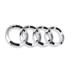 4 Anelli ABS per Emblema Cofano Anteriore e <span class=keywords><strong>Logo</strong></span> Posteriore per <span class=keywords><strong>Audi</strong></span> <span class=keywords><strong>A3</strong></span> A6L A7 A1 A2 A8 A4 A5 Q3 Q5 Q7 Q8 Q2L TT Q6 RS3 RS4 RS5 RS6 - Product Image 2