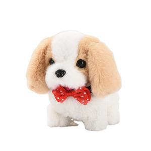 Bu bir simülasyon elektrikli peluş oyuncak köpek havlayabilir, yürüyebilir, kuyruğunu sallayabilir ve başını sallayabilir. Bu sevimli bir elektronik evcil hayvan oyuncak - Product Image 4