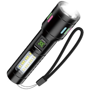 High Brightness <b>Rechargeable</b> <b>Flashlight</b> KSC 1578 LED Torch With Strap For Outdoor Use - Product Image 2