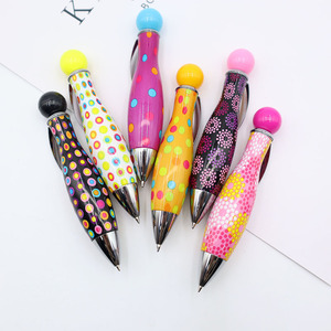 Bolígrafo Giratorio con Diseño de Bola de Boliche, Mini, Material Escolar Educativo para Estudiantes, Regalo Popular - Product Image 3