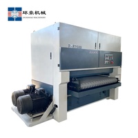 Machine à poncer à bande large automatique à haute rigidité en acier inoxydable de 1500 mm, moteur de 56 kW pour le meulage et le polissage de surface