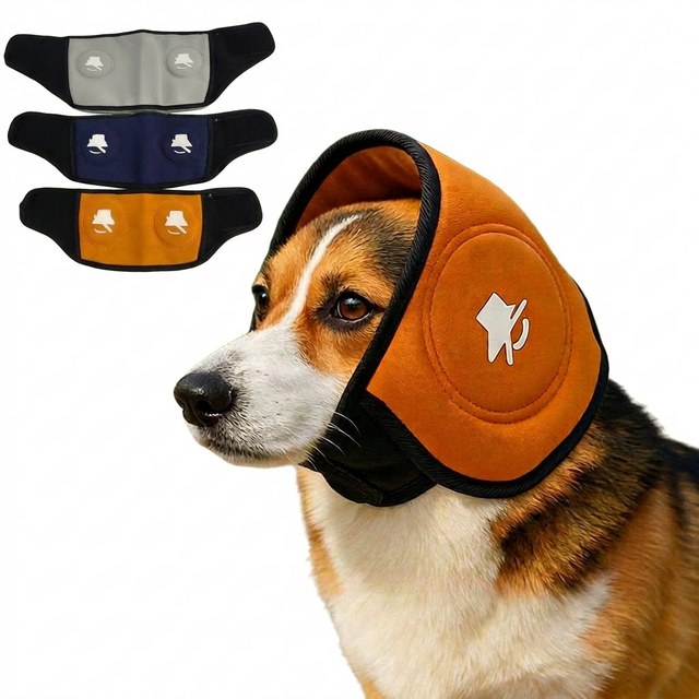 Dog Comfort Headband Earmuffs Warm Dog Calming Ear Cover Thunderproof Noise-Reducing Ear Protection for Dog Anxiety Relief