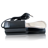 High Quality Instrument Accessory Black Portable Piano Keyboard Sustain Pedal