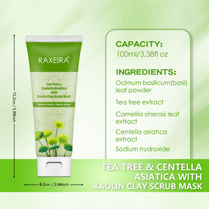 Private Label Teebaum- & Centella-Maske mit Feuchtigkeitsspendendem Peeling und Natürlich Therapeutischem Kräuterduft 100ml - Product Image 6