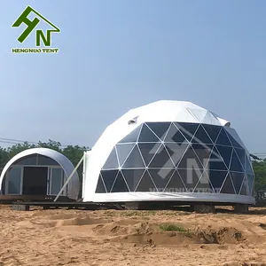 Resistente ai raggi Uv impermeabile spiaggia estiva glamping tenda a cupola hotel di lusso in vendita