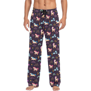 Pantalones de <span class=keywords><strong>Pijama</strong></span> de Fabricante Líder en Ventas, Unisex, para Invierno y Otoño, Ropa de Dormir Larga Personalizada para Mujeres y Hombres, Todas las Tallas, Diseño Elegante - Product Image 1