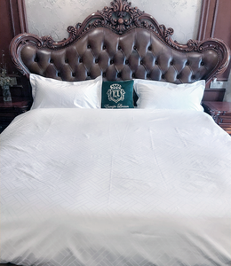Literie d'hôtel de haute qualité au meilleur prix, 100% <span class=keywords><strong>coton</strong></span> blanc neige, 60s, 330TC, satin jacquard - Product Image 2