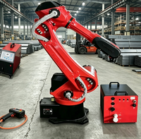 Bras robotisé avec système de soudage intelligent, solution d'automatisation de soudage robotique industrielle articulée à 6 axes