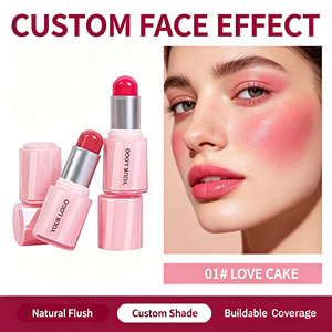 Stick de <span class=keywords><strong>blush</strong></span> crémeux végétalien minéral haute pigmentation, étanche, personnalisable avec logo, pour carnations claires, faible MOQ – Meilleures ventes - Product Image 4