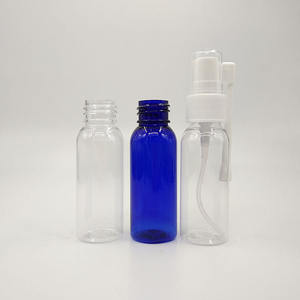 Flacon pulvérisateur nasal vide de qualité pharmaceutique transparent personnalisé de 30 ml et 50 ml avec impression sérigraphique en plastique PETG - Product Image 1