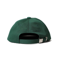 Casquette de Baseball de papa 6 panneaux en coton personnalisé de couleur unie vintage, réglable et non structuré, casquette à bord plat avec logo brodé