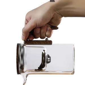 Teiera in Vetro con Separazione Tè-Acqua, Resistente al Calore, con Filtro, Tazza da Tè con Aspirazione Magnetica - Product Image 3
