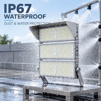 Projecteur LED à trois modules 600W 720W, série haute puissance, puce Lumileds, driver Inventronics pour projets de stades et ports
