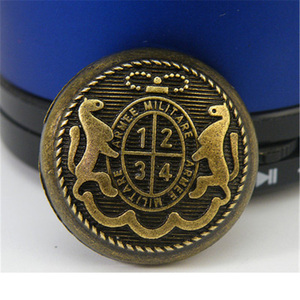 Boutons en alliage de zinc bronze pour vêtements d'extérieur féminins, costumes, manteaux, <span class=keywords><strong>coupe</strong></span>-<span class=keywords><strong>vent</strong></span>, boutons métalliques fantaisie en relief avec motif d'<span class=keywords><strong>aigle</strong></span> - Product Image 4