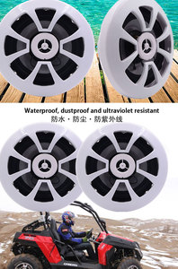 Boat Yacht ATV accessory 3'' MP5 video player <b>stereo</b> radio blue-tooth H-301+ 4x 6.5'' waterproof speakers H-054 - Product Image 3