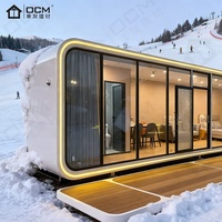 Cabane en bois préfabriquée Apple Tiny, maison modulaire extérieure, villas, stations balnéaires, gîtes, chalets de montagne, écologiques, respirants, style mid-century